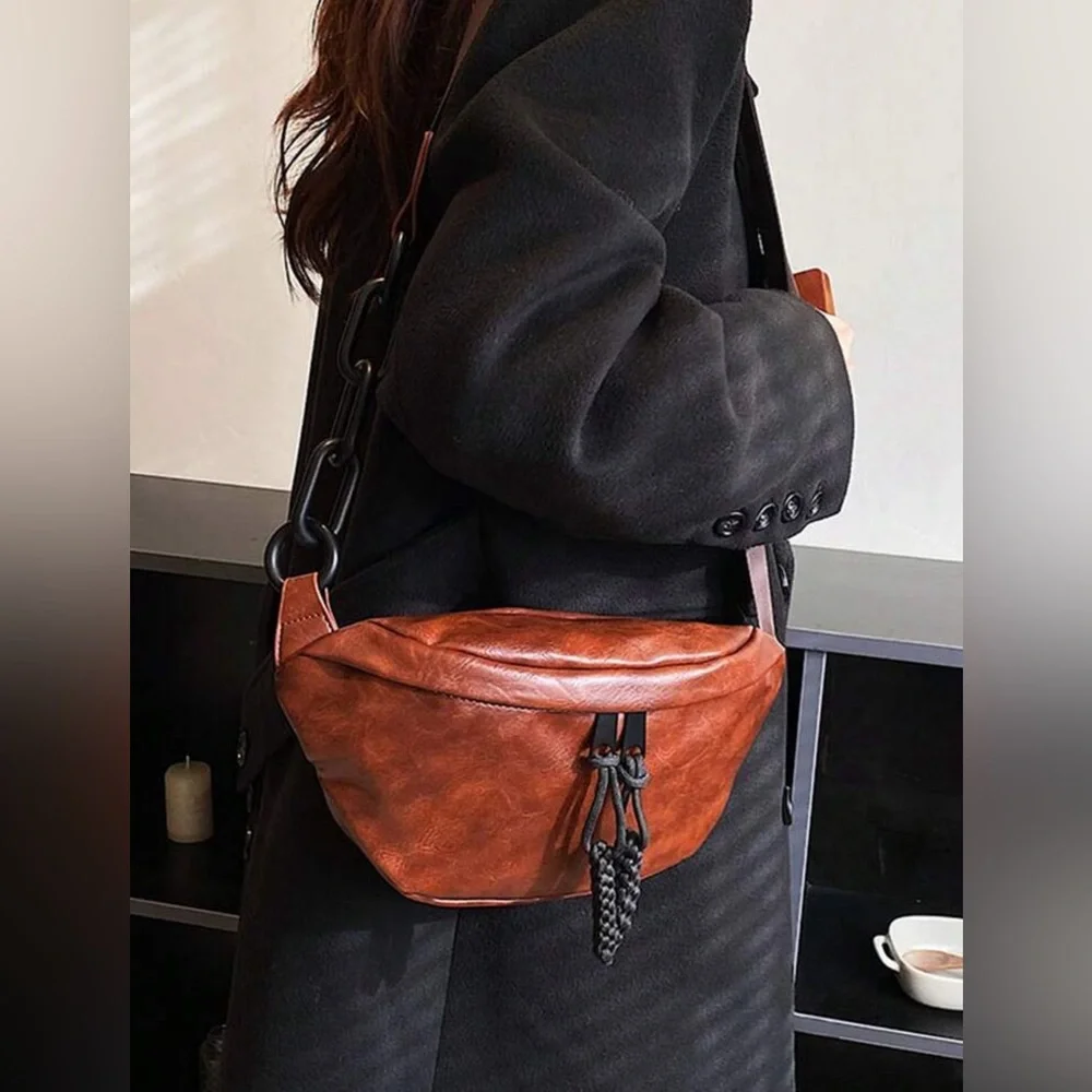 New Brown Crossbody Bag, Fanny Pack, Shoulder Bag - Picture 4 of 10